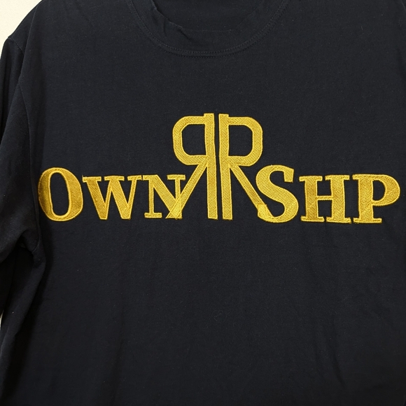 Vintage Ownership Navy Embroidered Graphic Tee - Picture 5 of 6